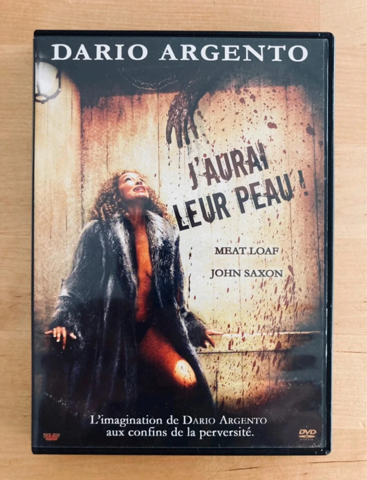 DVD J’aurai leur peau! de Dario Argento.